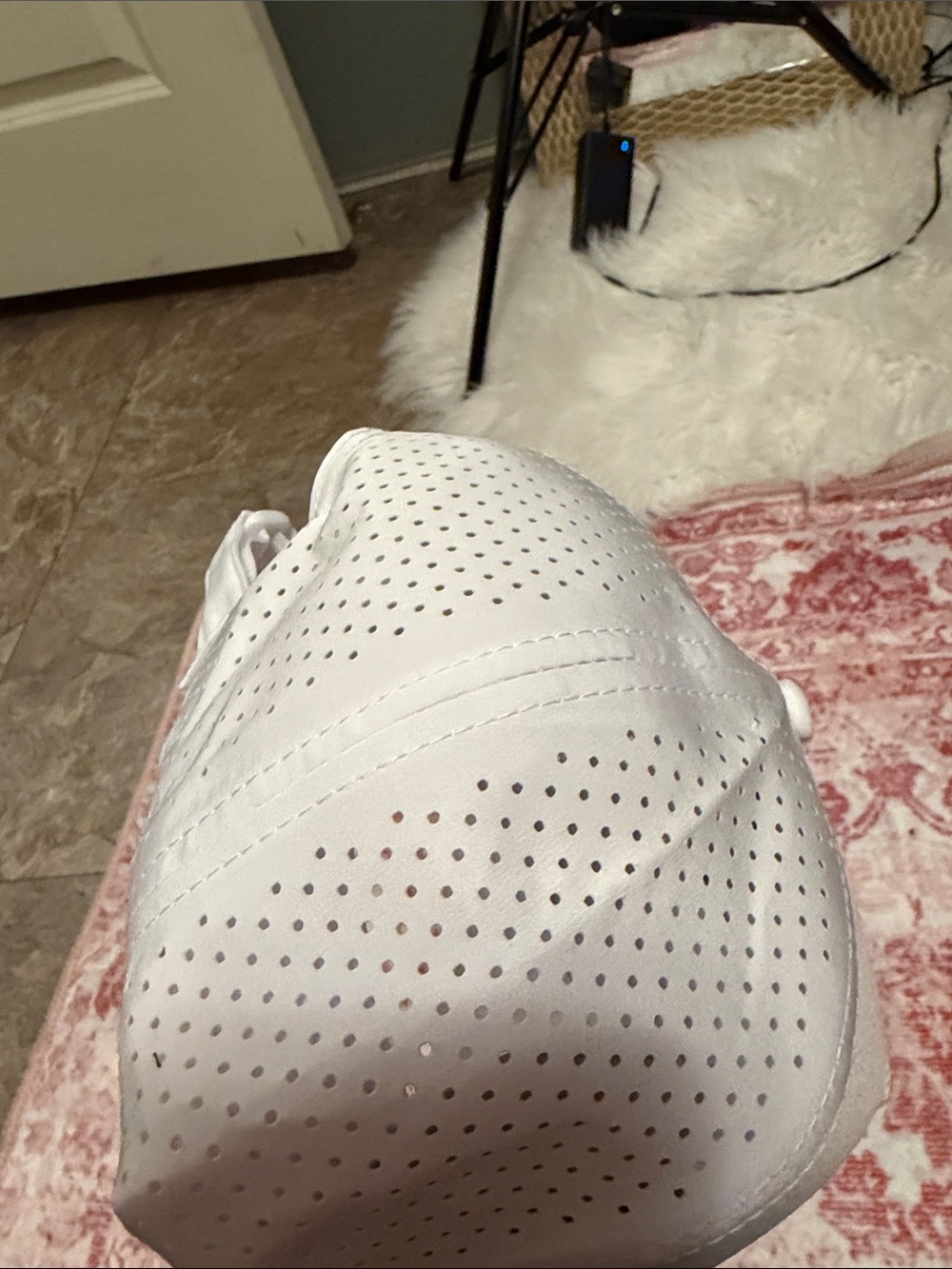 Alo White Logo Baseball Cap - Picture 8 of 8